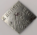 1909 2 Horse Hack Macon