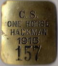 1915 One Horse Hackman Savannah