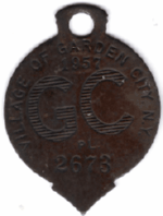 Village of Garden City 1957 Parking License