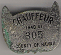 Hawaii 1940-41 Chauffeur