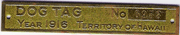 1916 Dog Tag