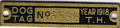 1918 Dog Tag