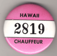 Hawaii 1948-49 Chauffeur