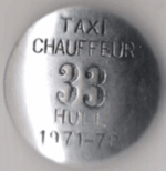 1971/72 Hull Taxi Chauffeur