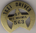 1957 Taxi Driver Des Moines Iowa