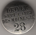 1922/23 Driver Des Moines Iowa