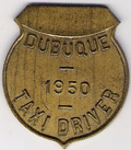 1950 Taxi Driver Dubuque Iowa