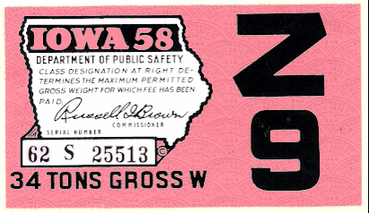 1958 Iowa 34 Tons Z/9