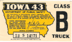 1943 Iowa Truck Class B
