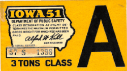 1951 Iowa 3 Tons Class A
