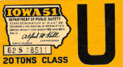 1951 Iowa 20 Tons Class U