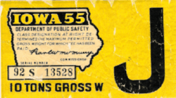 1955 Iowa 10 Tons J