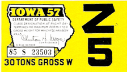 1957 Iowa 30 Tons Z/5