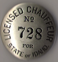 1914/15 Licensed Chauffeur