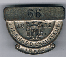 1932 Licensed Chauffeur