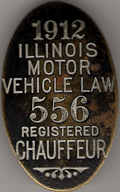 1912 Registered Chauffeur #556