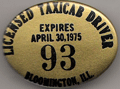 1974/75 Licensed Taxicab Driver