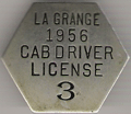 1956 Cab Driver License