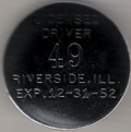1952 Licensed Driver