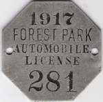 1917 Automobile License