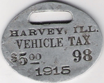 1915 $5 Vehicle Tax