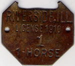 1910 1 Horse License
