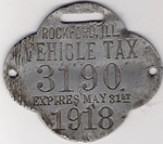 1917/18 Vehicle Tax