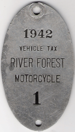 1942 Motorcycle Vehicle Tax