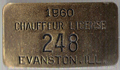 1960 Chauffeur License