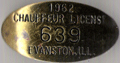 1962 Chauffeur License