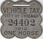 1912 One Horse Vehicle Tax