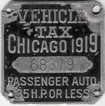 1919 Passenger Auto 35 HP or Less