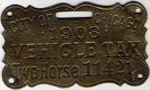 1908 Two Horse Vehicle Tax