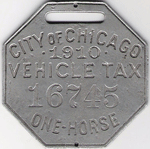 1910 One Horse Vehicle Tax