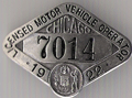1922 Operator Licensed Motor Vehicle