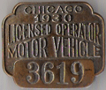 1930 Operator Licensed Motor Vehicle