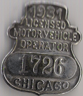 1931 Operator Licensed Motor Vehicle