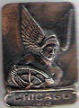 1910 Auto Show Pin