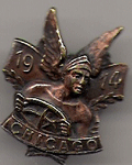 1914 Auto Show Pin