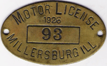 1926 Motor License