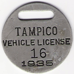 1935 Vehicle License