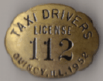 1952 Taxi Drivers License
