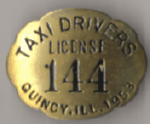 1953 Taxi Drivers License