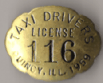 1959 Taxi Drivers License