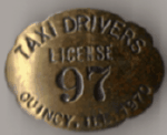 1970 Taxi Drivers License