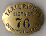 1962 Taxi Drivers License