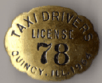 1964 Taxi Drivers License