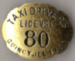 1965 Taxi Drivers License