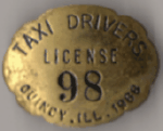1968 Taxi Drivers License
