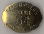 1971 Taxi Drivers License